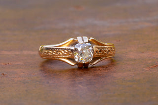 Antique Diamond Solitaire Ring