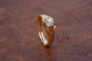 Antique Diamond Solitaire Ring