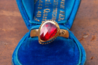 18th Century Perpignan Garnet Ring