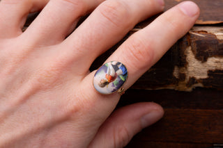 18th Century Shepherd Portrait Ring