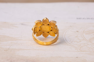 South Indian Gold Navaratna Ring