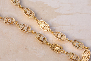 Egyptian Gold Scarab Bracelet