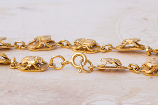 Egyptian Gold Scarab Bracelet