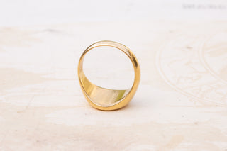 Antique Palm Tree Signet Ring