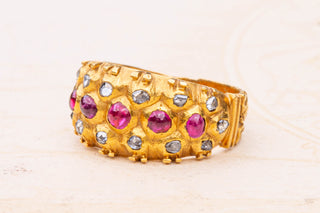 Siam Princely Ruby and Diamond Ring