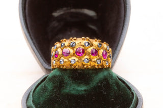 Siam Princely Ruby and Diamond Ring