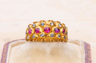 Siam Princely Ruby and Diamond Ring