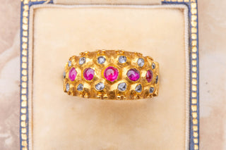 Siam Princely Ruby and Diamond Ring