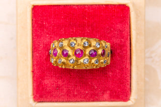 Siam Princely Ruby and Diamond Ring