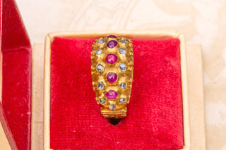 Siam Princely Ruby and Diamond Ring