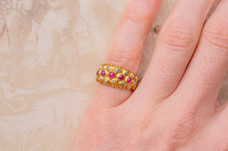 Siam Princely Ruby and Diamond Ring