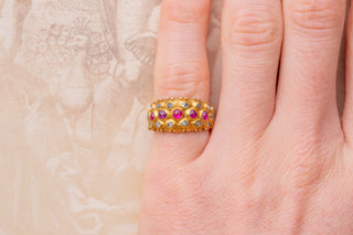 Siam Princely Ruby and Diamond Ring