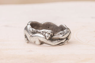 Rare Art Nouveau Erotic Ring