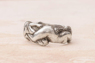 Rare Art Nouveau Erotic Ring