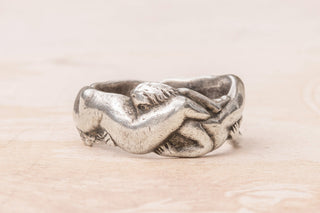 Rare Art Nouveau Erotic Ring