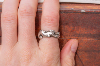 Rare Art Nouveau Erotic Ring