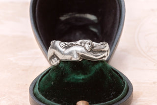 Rare Art Nouveau Erotic Ring