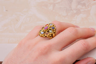 Antique Indian Navaratna Ring