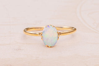 Antique Opal Solitaire Ring