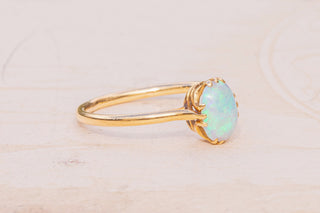 Antique Opal Solitaire Ring