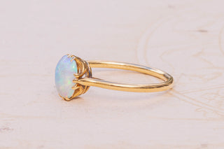 Antique Opal Solitaire Ring