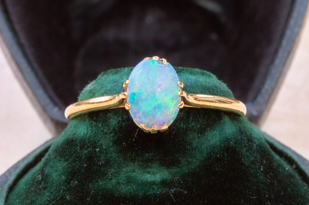 Antique Opal Solitaire Ring – Ravensbury Antiques