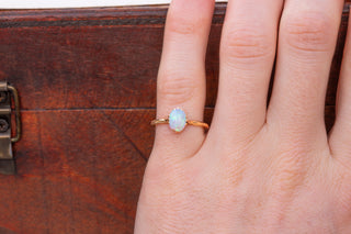 Antique Opal Solitaire Ring