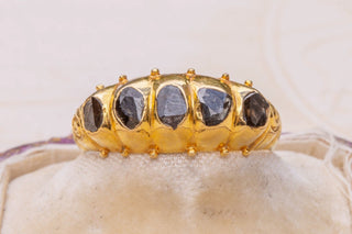 Vintage Thai Black Diamond Ring