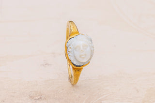 Ancient Roman Medusa Cameo Ring