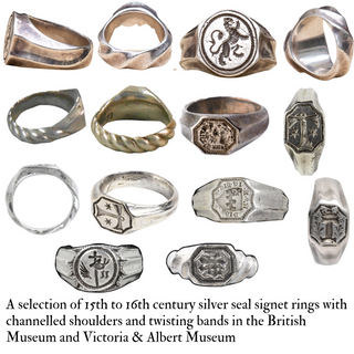 Post-Medieval Silver Matrix Seal Ring