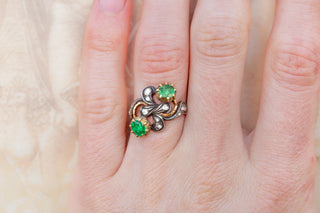 Unusual Georgian Emerald Ring