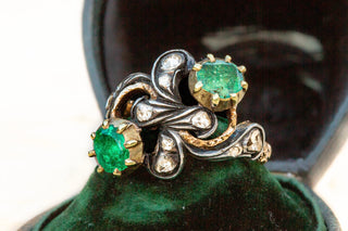 Unusual Georgian Emerald Ring