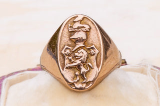 Antique Canadian ‘Birks’ Signet Ring