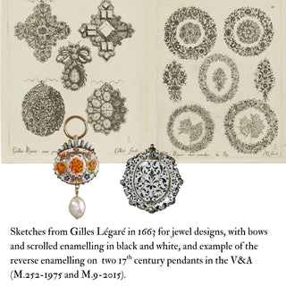 Baroque Gold Pendant with Emeralds, Rubies, Pearls and Enamel, c.1680