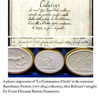 Neoclassical Intaglio Pendant: Giovanni Beltrami’s ‘The Death of Atala’, c.1810