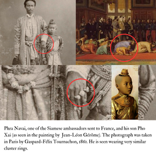 Important Royal Siam Diamond Ring