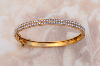 Victorian Seed Pearl Bangle