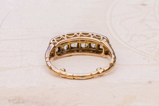 Victorian Diamond Half Hoop Ring