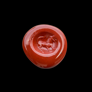 Sassanian Amethyst Intaglio Ring