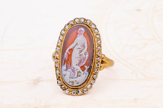 Victorian Cameo Cluster Ring