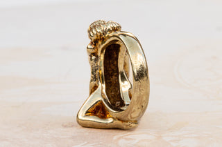 Heavy Vintage Erotic Ring