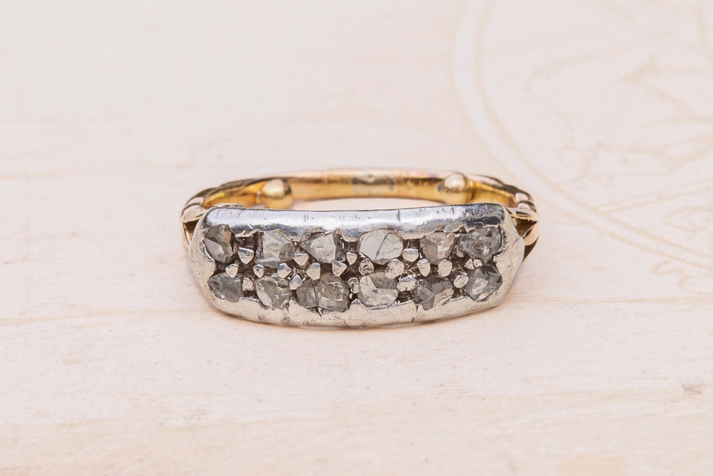 Victorian Diamond Half Hoop Ring – Ravensbury Antiques