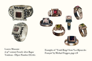 French Regional Emerald “Tombeau” Ring, Poitou-Charentes, c.1830