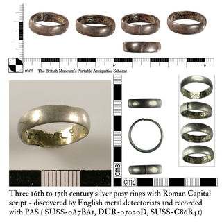 English 17th Century Posy Ring