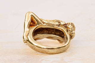 Heavy Vintage Erotic Ring