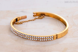 Victorian Seed Pearl Bangle