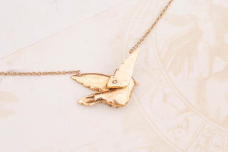 Georgian Diamond Dove Necklace