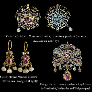 Baroque Period Ruby and Enamel Pendant, European, c.1650–1680