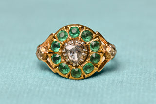 Antique French Cluster Ring