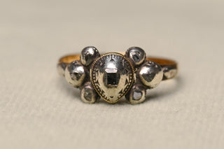 Early 18th Century Baroque Seven-Stone Diamond Ring